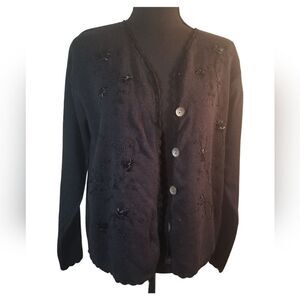 Epogee Sequin Cardigan Sweater. C1